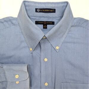 Tommy Hilfiger TLC Vintage Mens Button Down Shirt L 16x36-37 Lifetime Collar